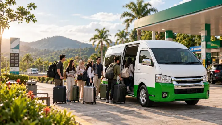 Commercial group transport in Malaysia during changing fuel prices