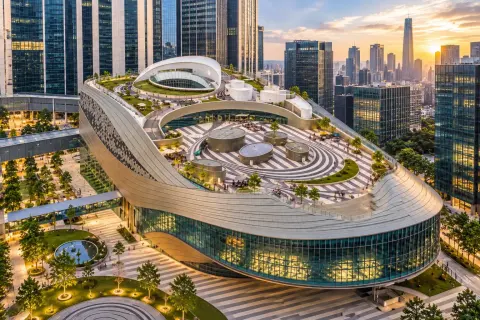 Ombak KLCC new landmark in Kuala Lumpur Malaysia