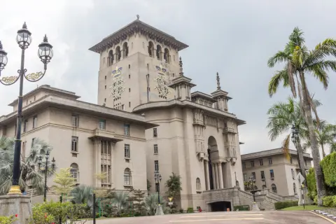 Sultan Ibrahim Building on Bukit Timbalan in Johor Bahru