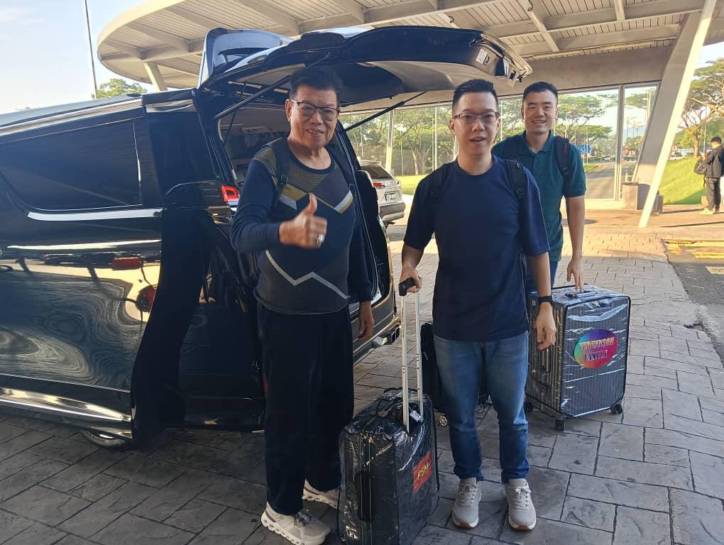 Valetra vehicle pictured for an airport transfer journey