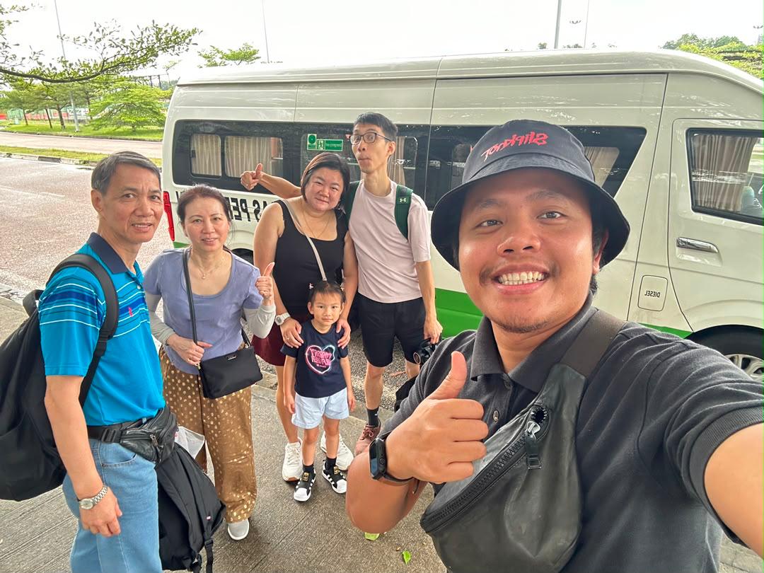 Group pickup pictured in Johor Bahru